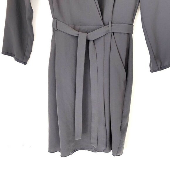 Aritzia Wilfred 0 Franca Wrap Dress Japanese Crepe - Picture 5 of 7